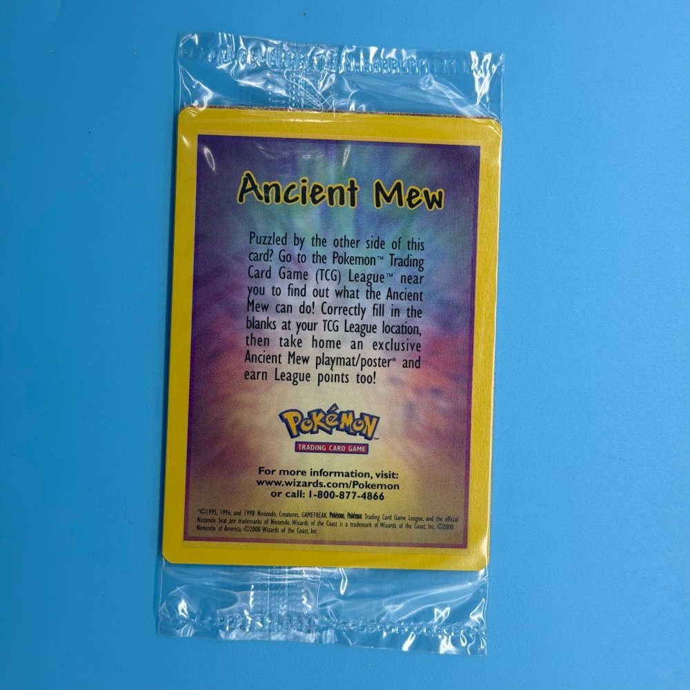 Pokemon Ancient Mew Sealed Packet  Wizards of the Coast (2000) | Hoarders  | Collectables Store | Est. 1999