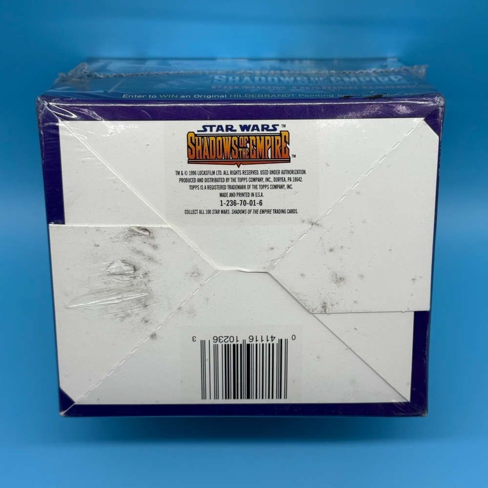 Star Wars Shadows of the Empire Sealed Trading Card Box – Topps